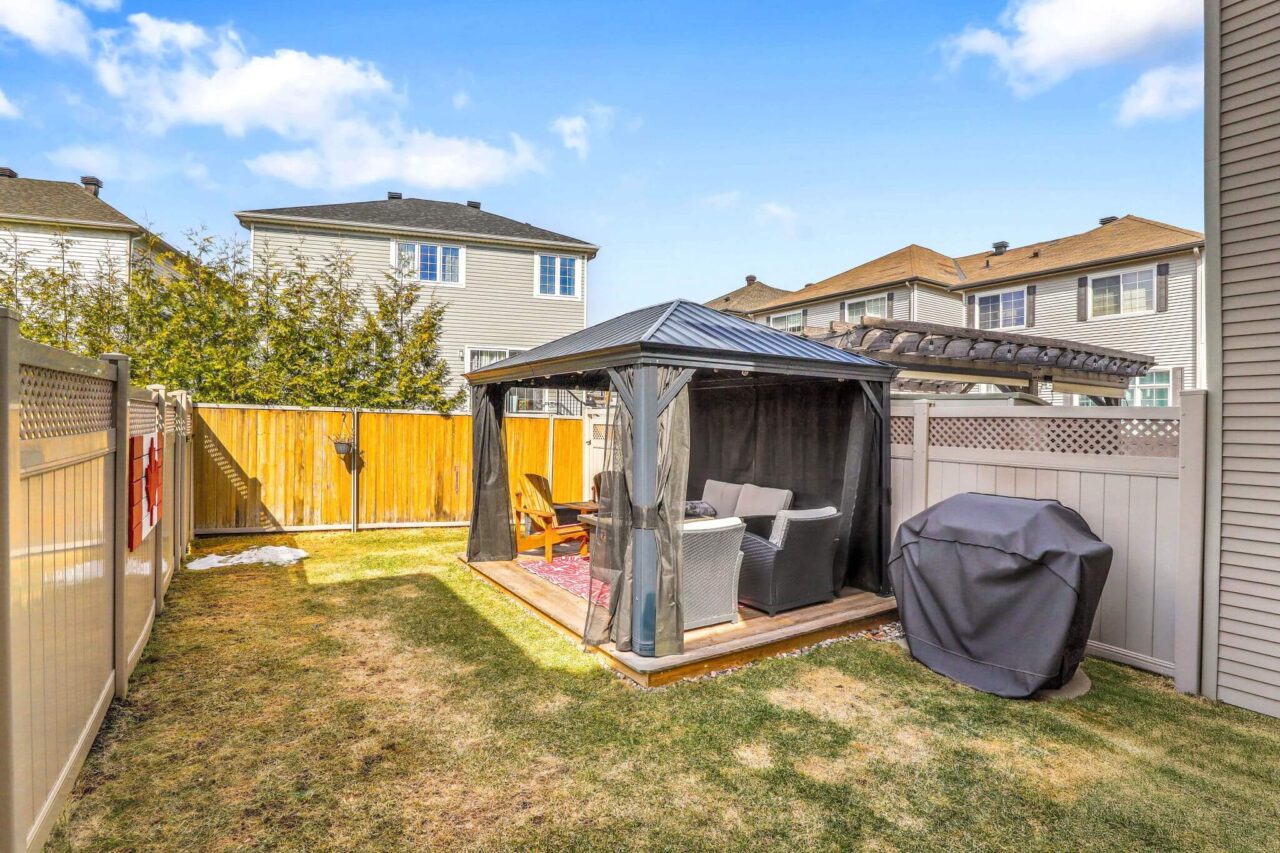 backyard: 356 Aldworth - Living in Stittsville