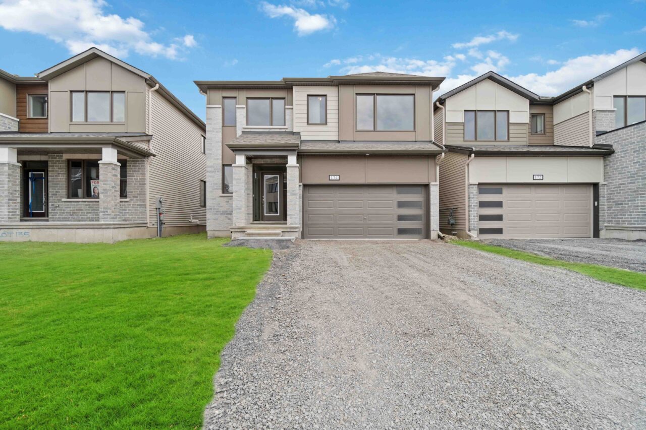 Detached home in Ottawa showing typical layout with garage and basement
