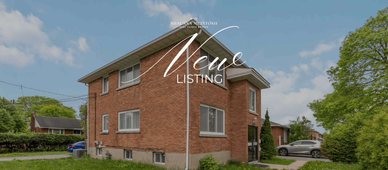 Bright upper-level 3-bedroom plus den rental apartment in Heron Park Ottawa with oversized windows and included parking